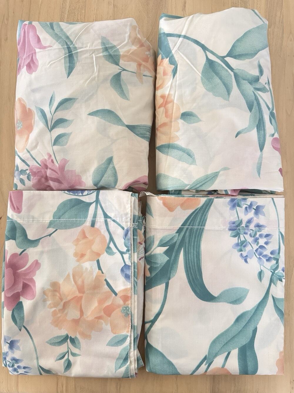 Vintage Spring Made Enchanted Watercolor Two Twin Sheet Sets No Pillow Cases